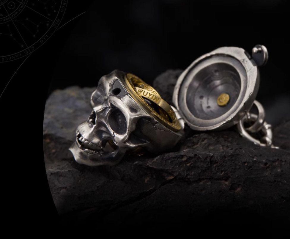 Skull - Openable Pendant Necklace