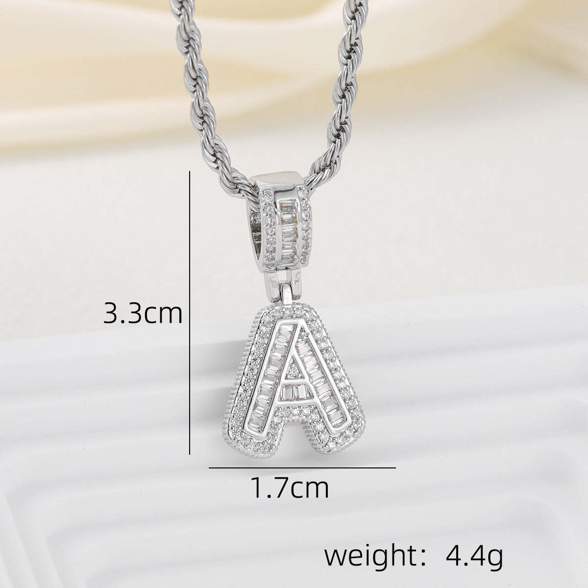 Alphabet Pendant Necklace