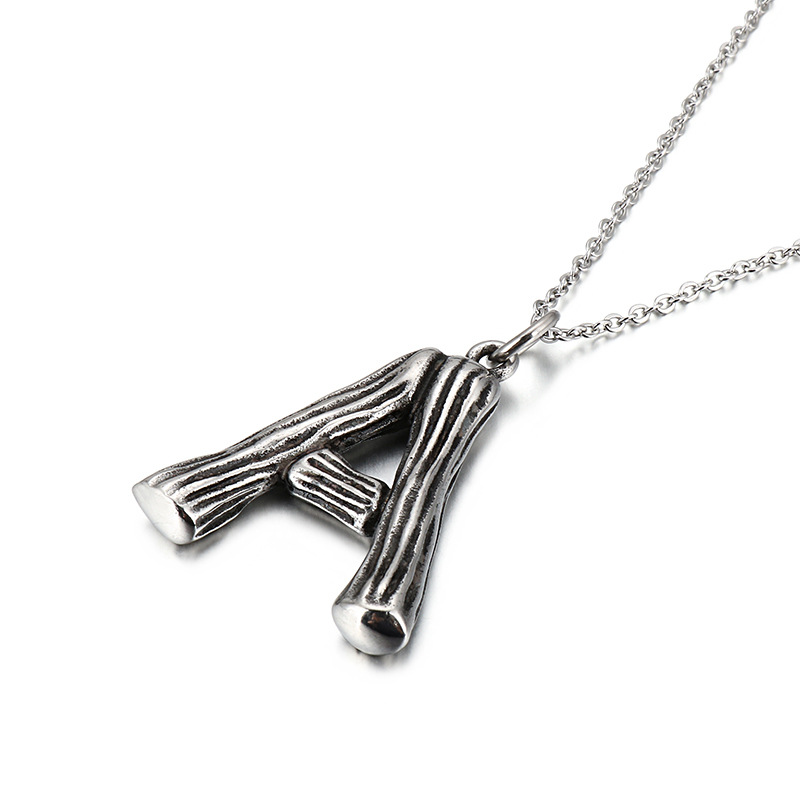 Alphabet Pendant Necklace