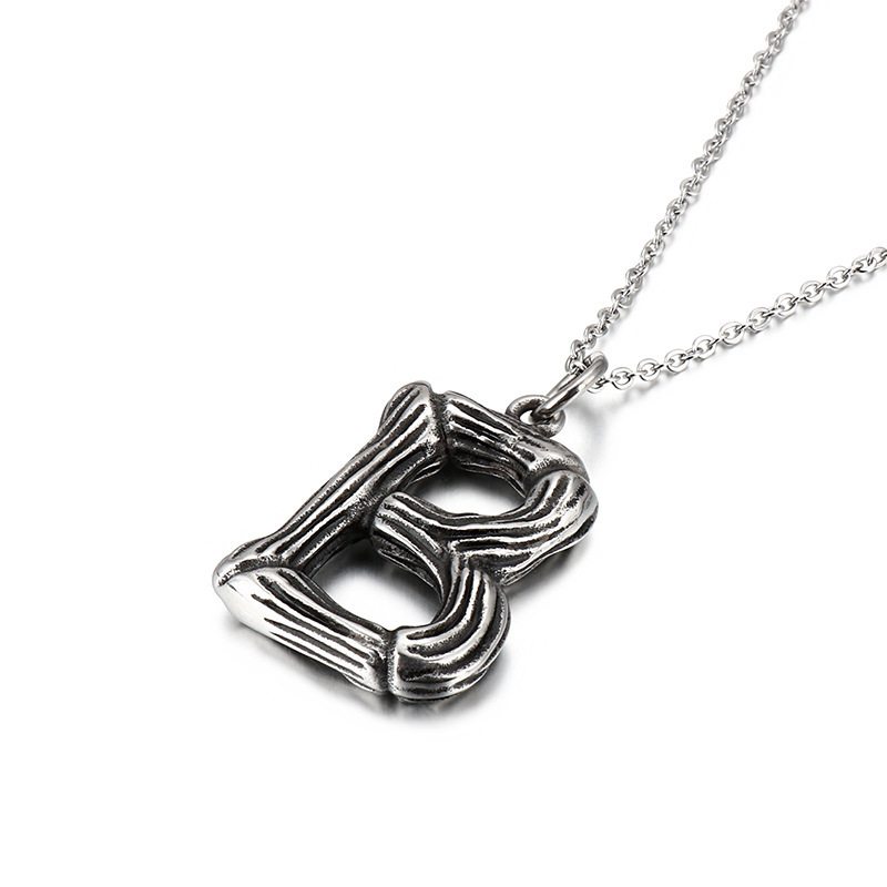 Alphabet Pendant Necklace