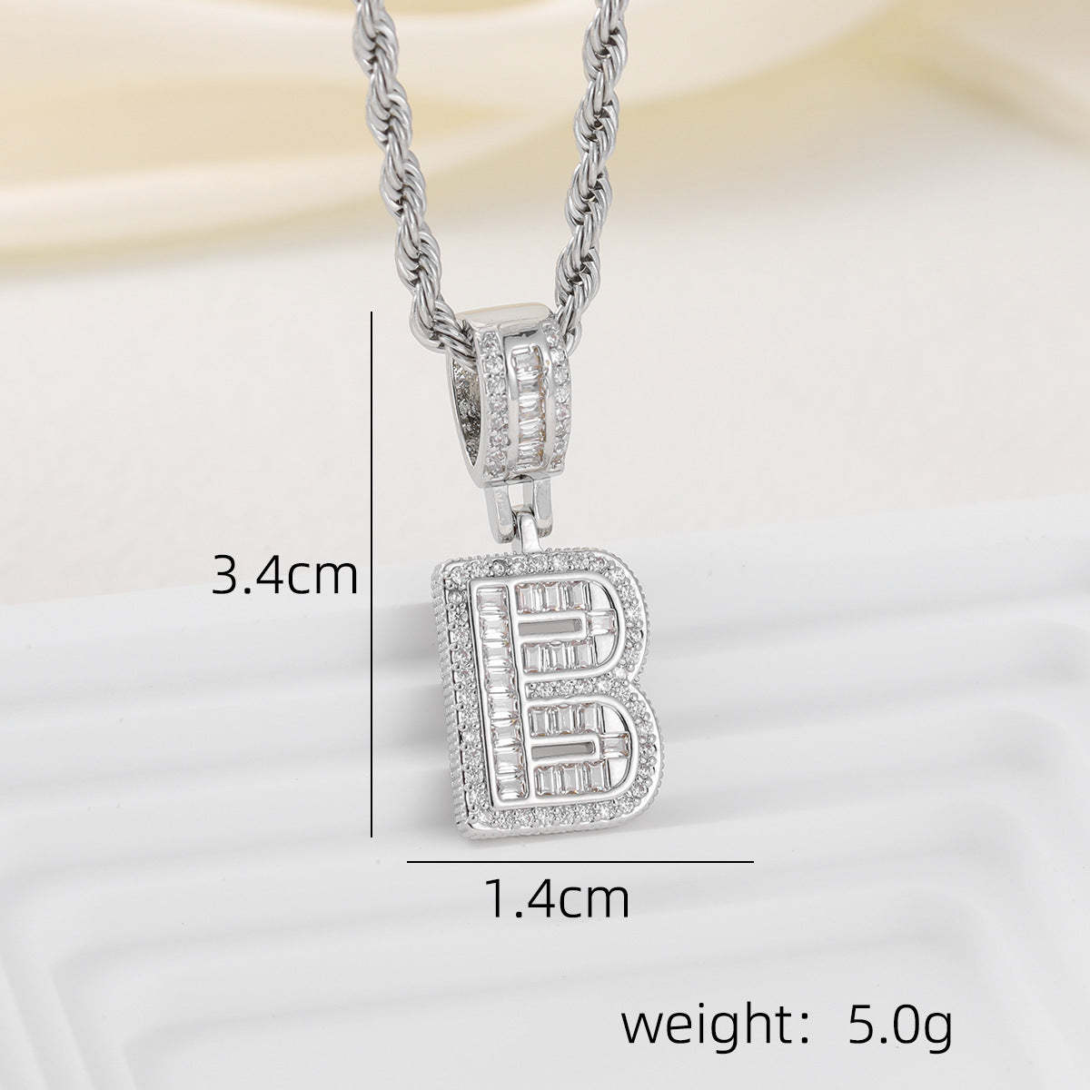 Alphabet Pendant Necklace