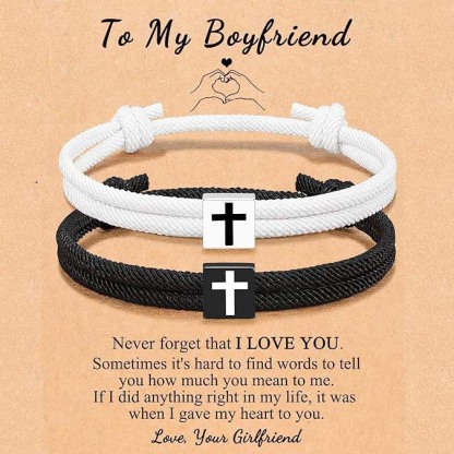 Cross paracord bracelet