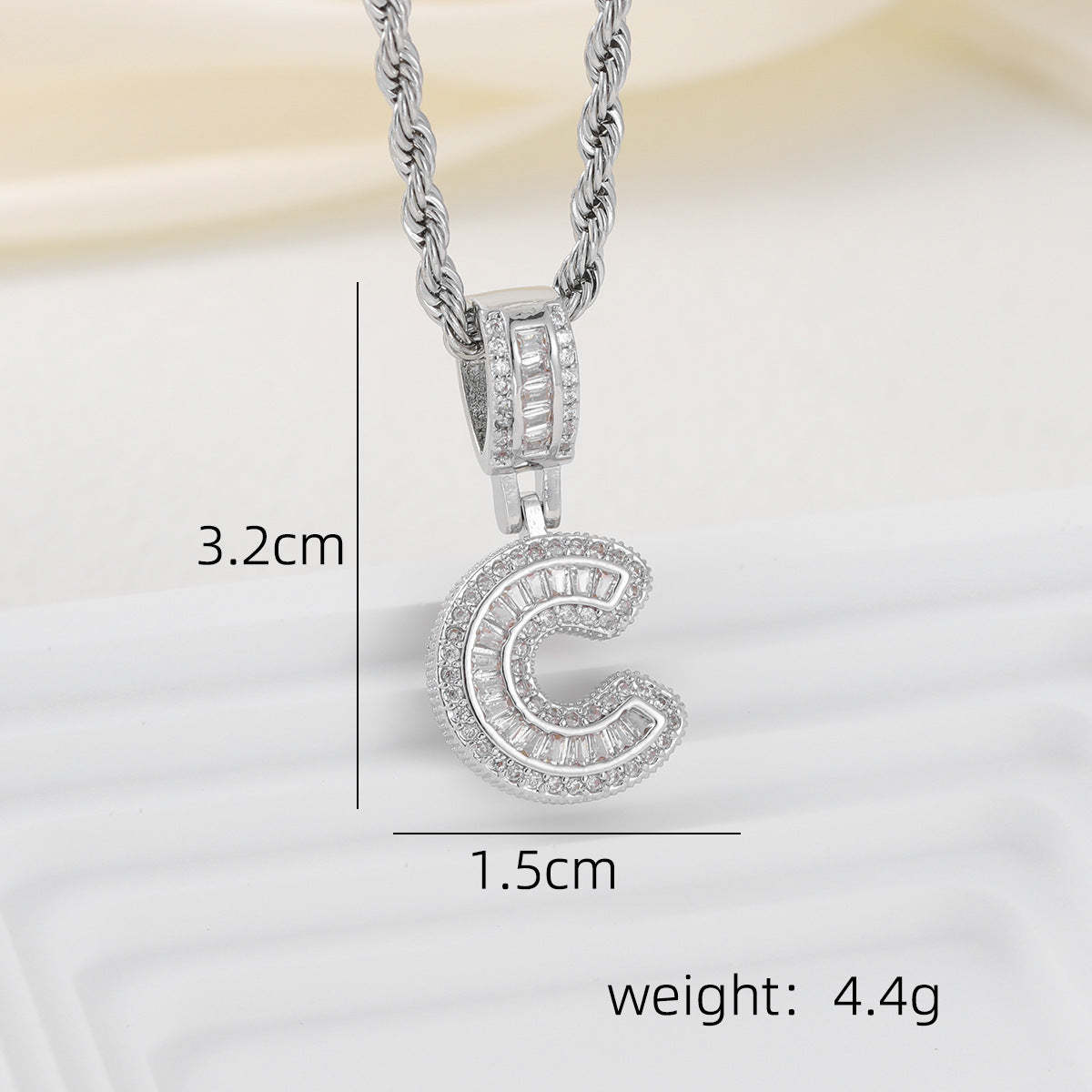 Alphabet Pendant Necklace