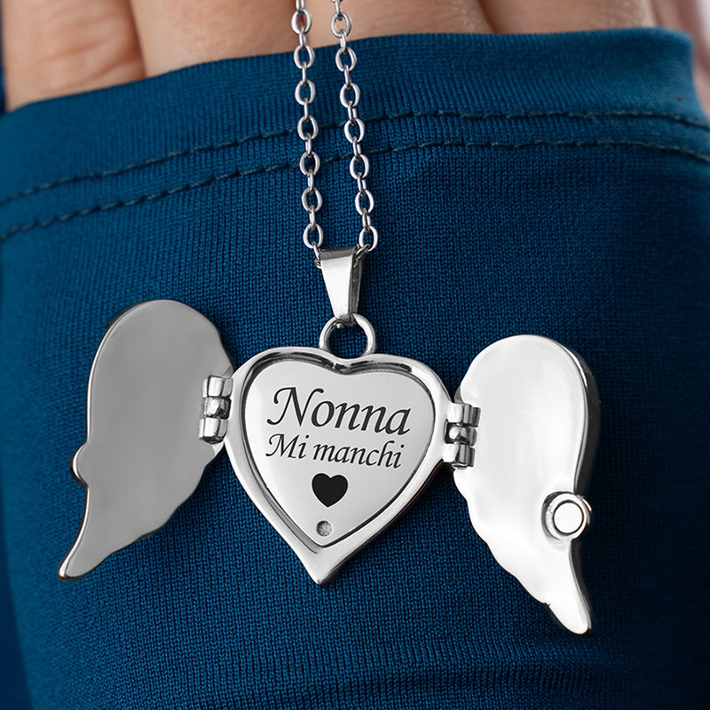 Personalized Angel Necklace
