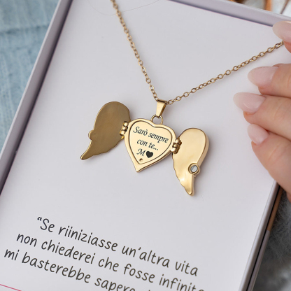 Personalized Angel Necklace