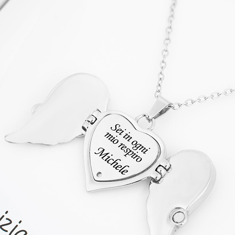 Personalized Angel Necklace