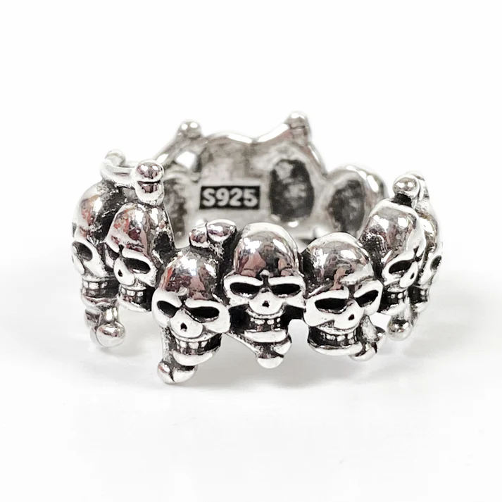 New skull open ring