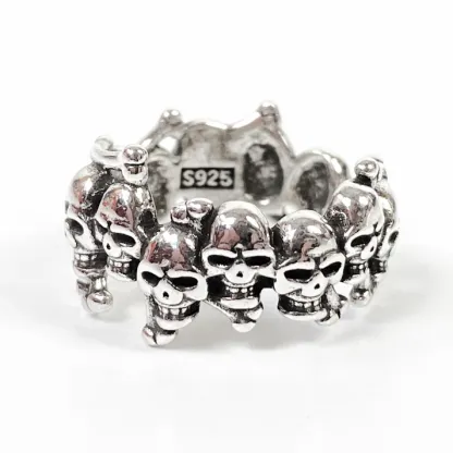 New skull open ring
