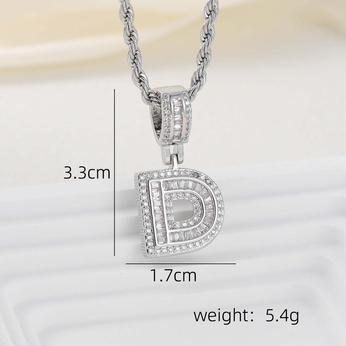 Alphabet Pendant Necklace