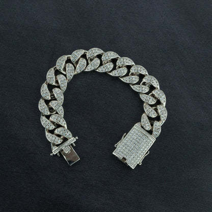 Premium 20mm Cuban Chain, Cuban Bracelet & Watch Bundle