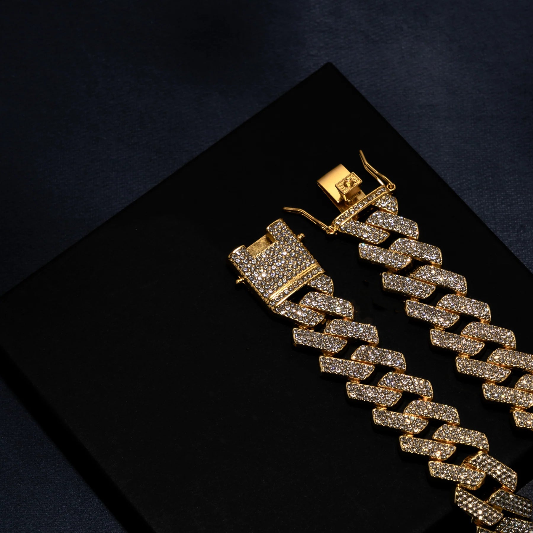 18mm Prong Set Cuban Chain & Bracelet Bundle