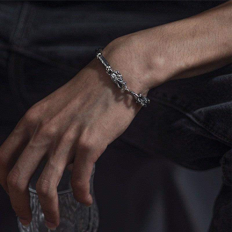 Dragon Scale Bracelet - Viking Jewelry - Urcsilver