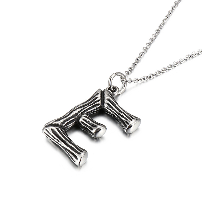 Alphabet Pendant Necklace