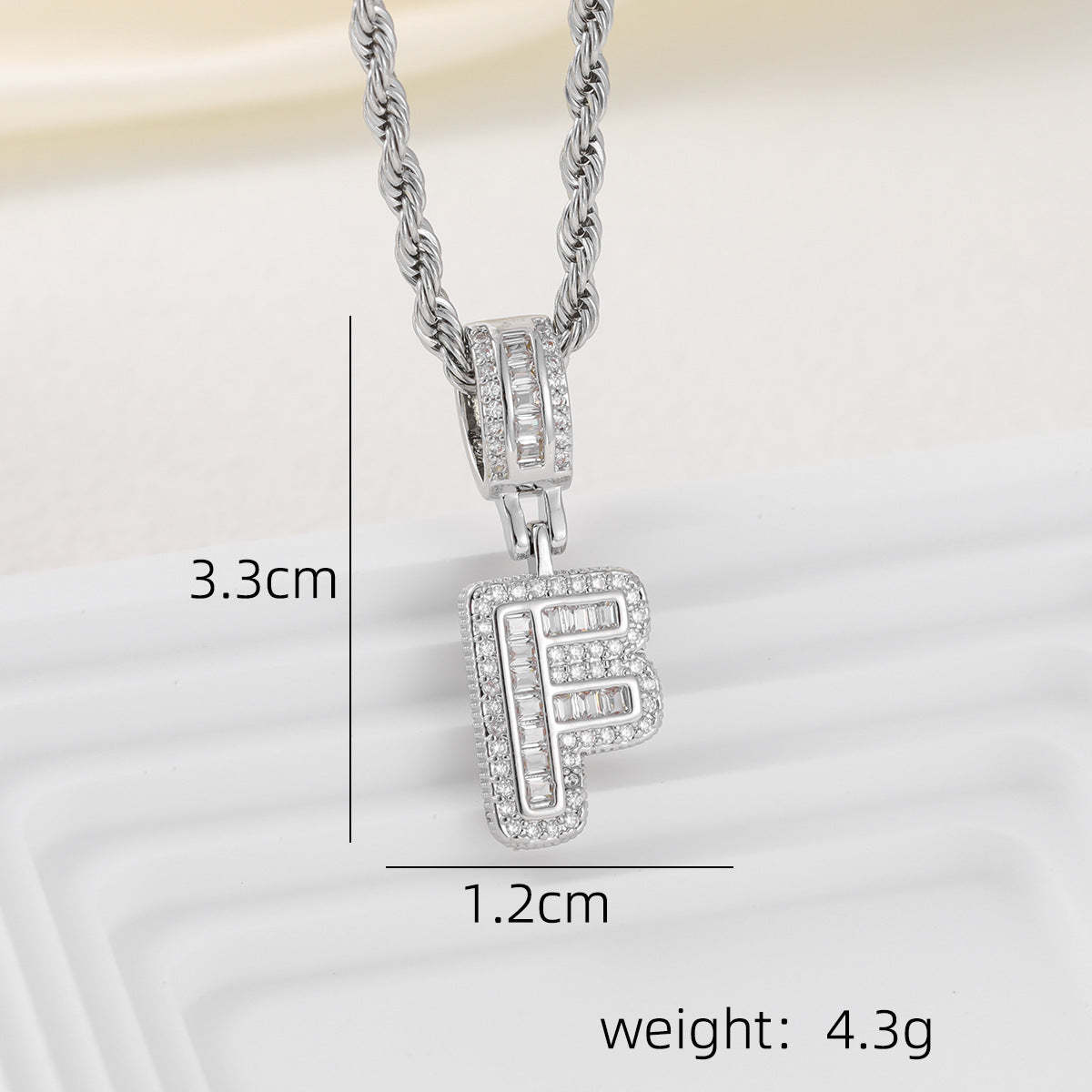 Alphabet Pendant Necklace