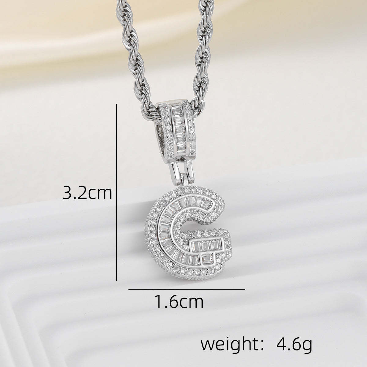 Alphabet Pendant Necklace