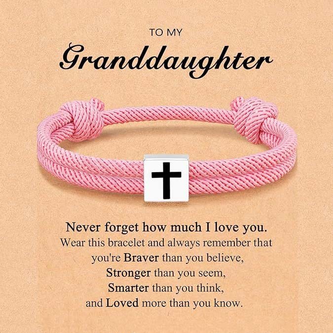 Cross paracord bracelet