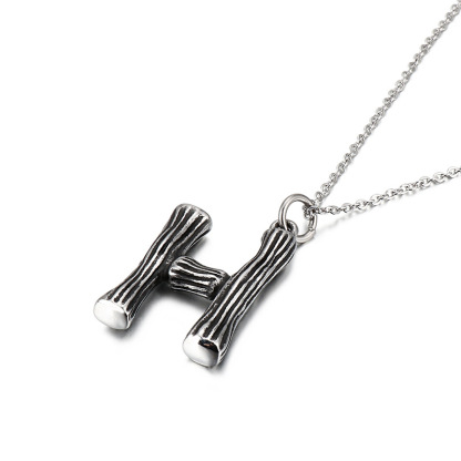 Alphabet Pendant Necklace
