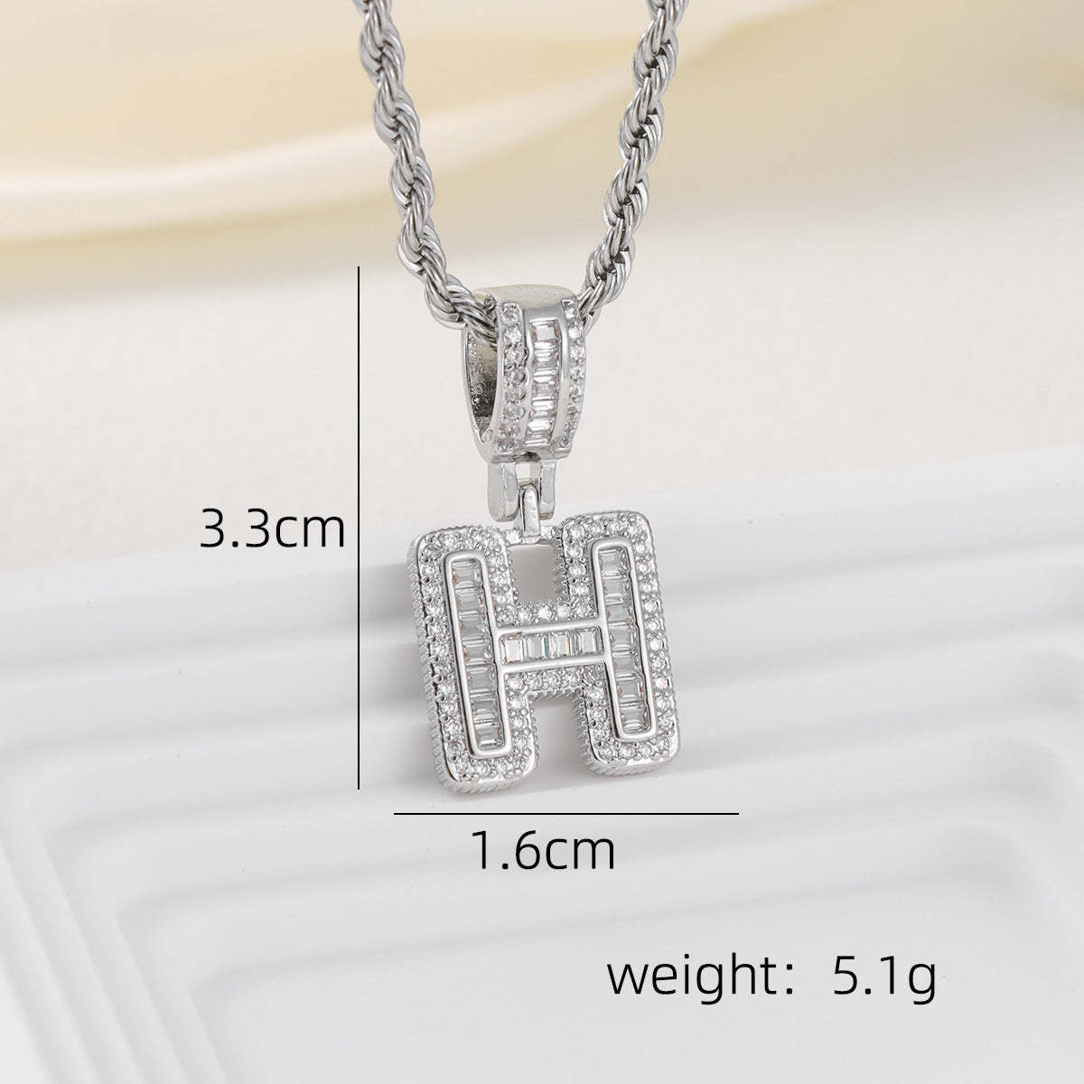 Alphabet Pendant Necklace