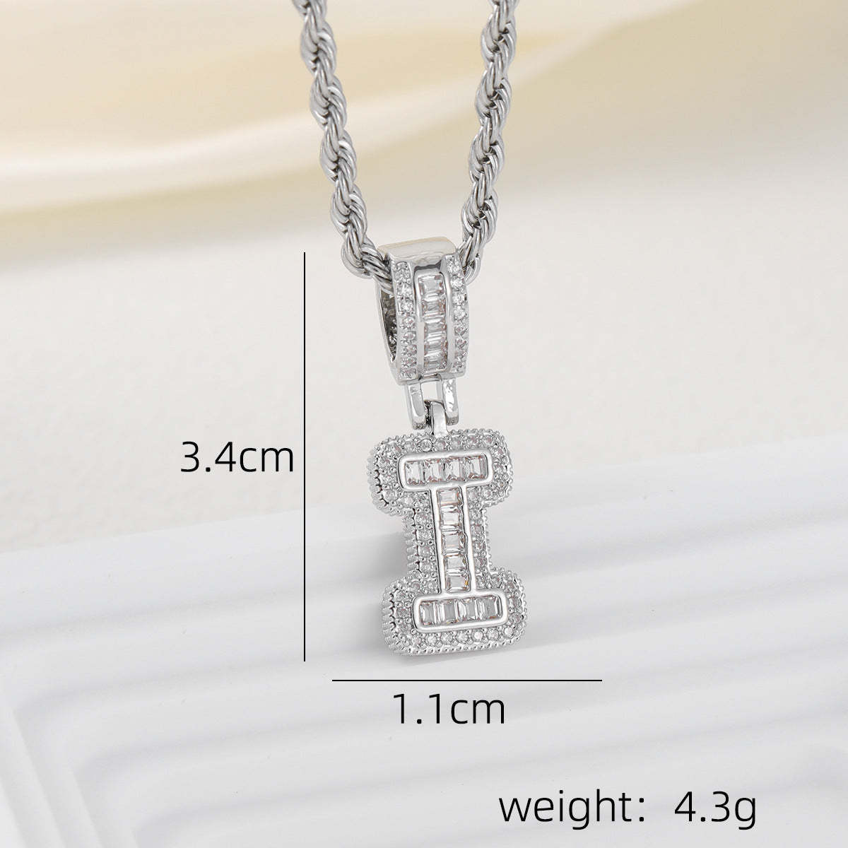 Alphabet Pendant Necklace