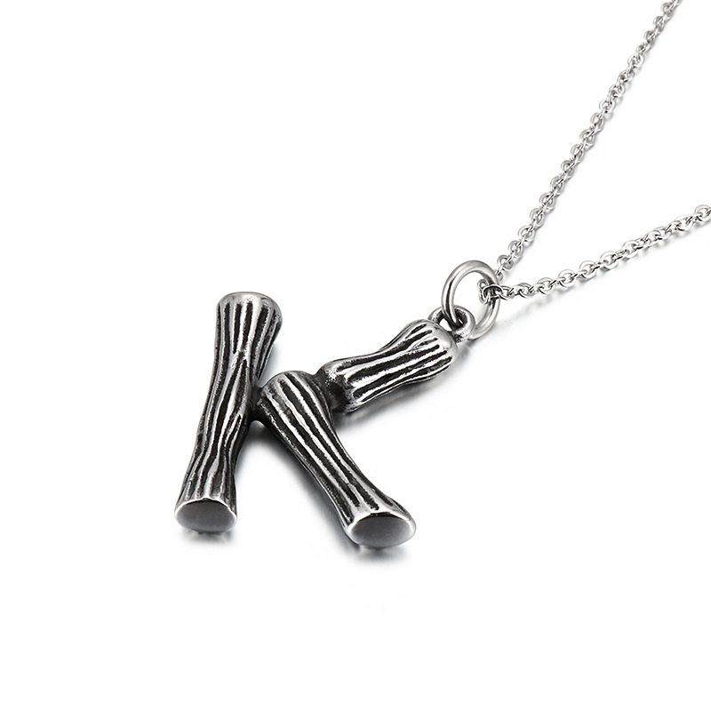 Alphabet Pendant Necklace