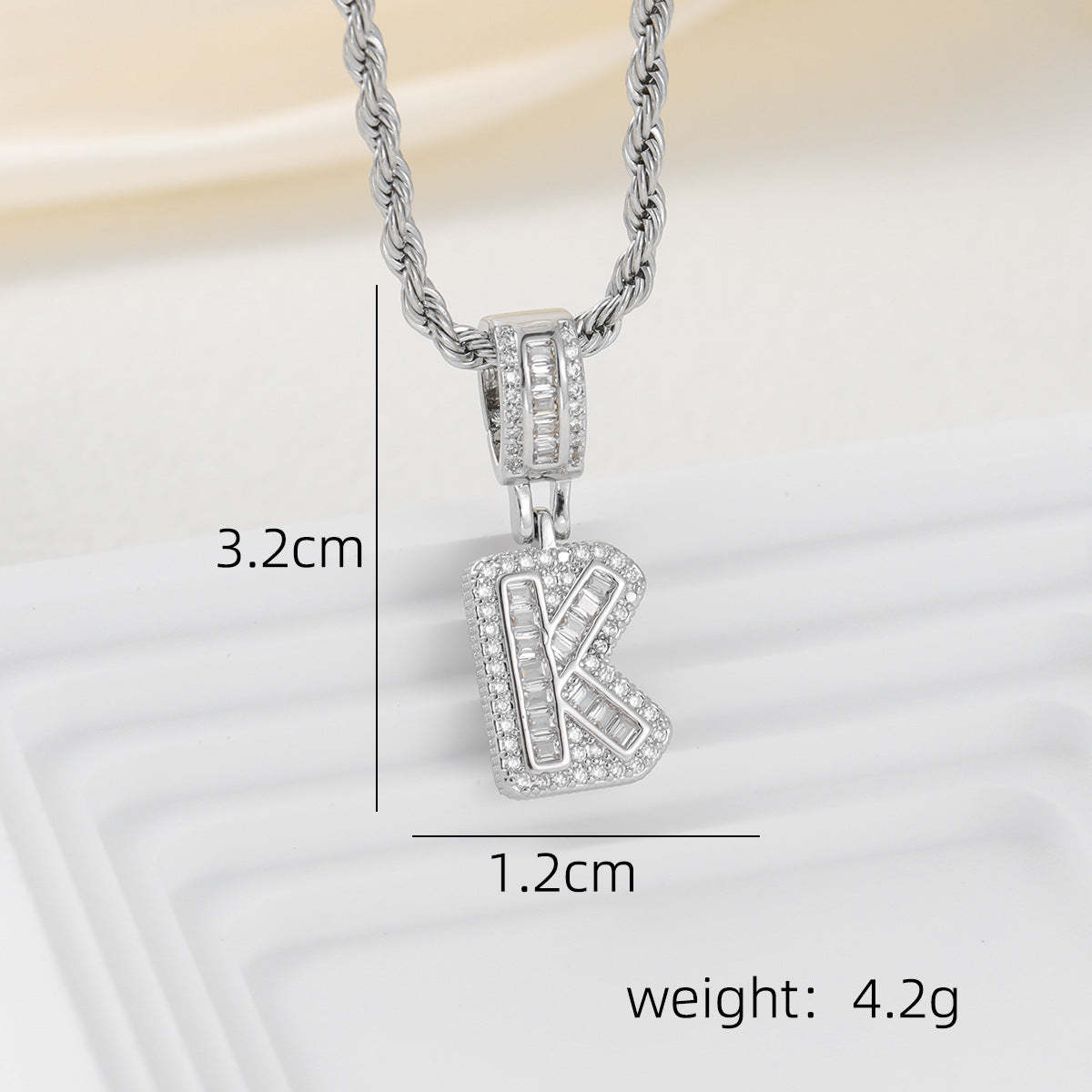 Alphabet Pendant Necklace