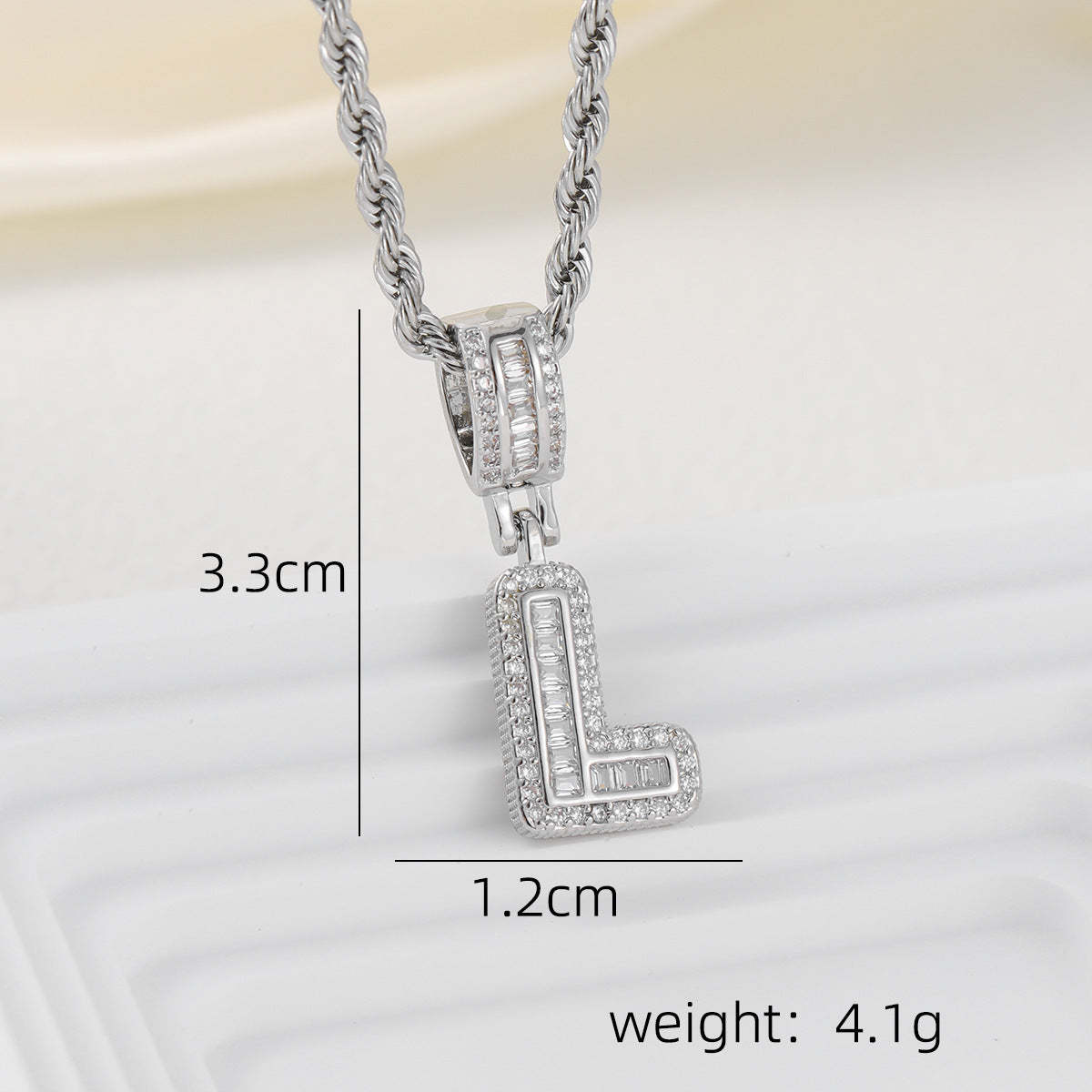 Alphabet Pendant Necklace