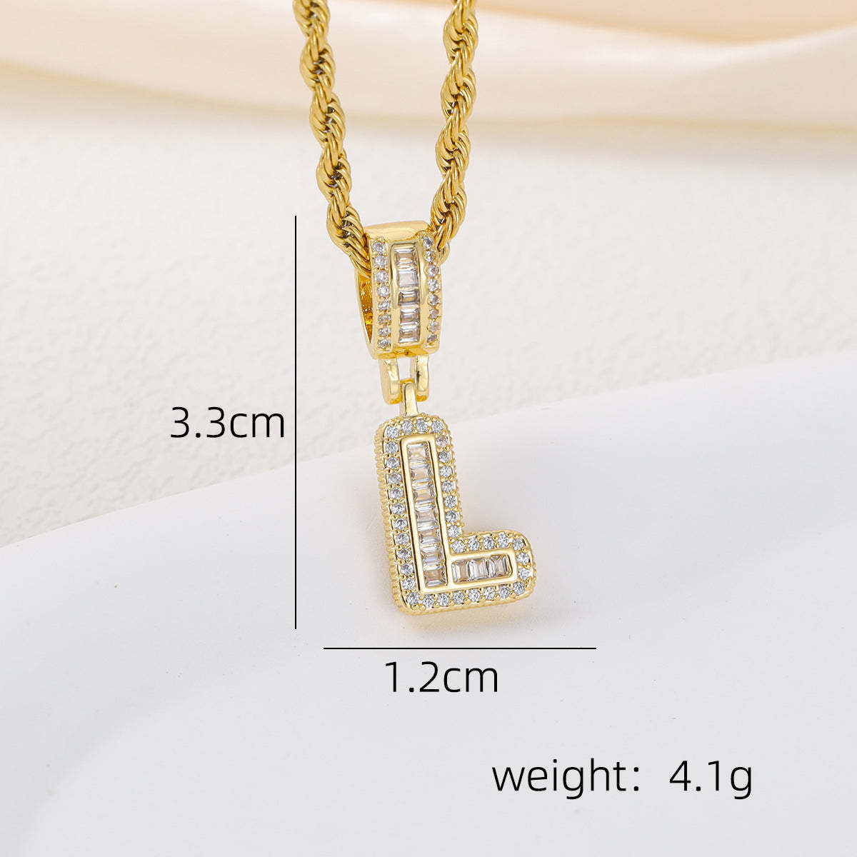 Alphabet Pendant Necklace