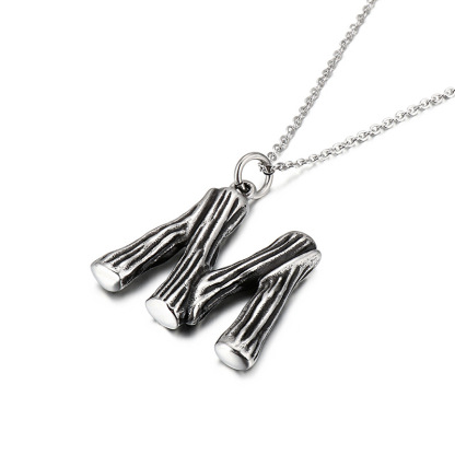 Alphabet Pendant Necklace