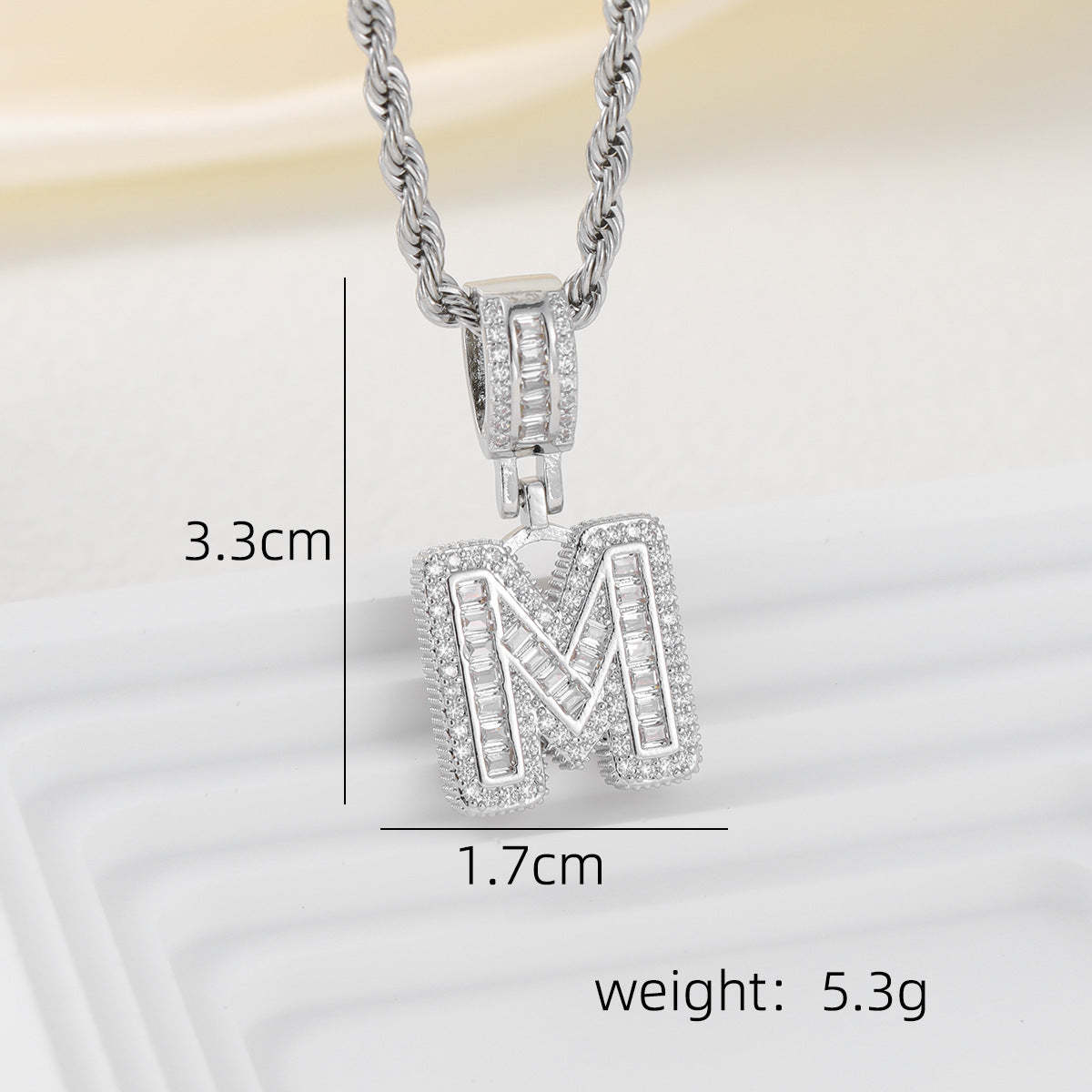 Alphabet Pendant Necklace