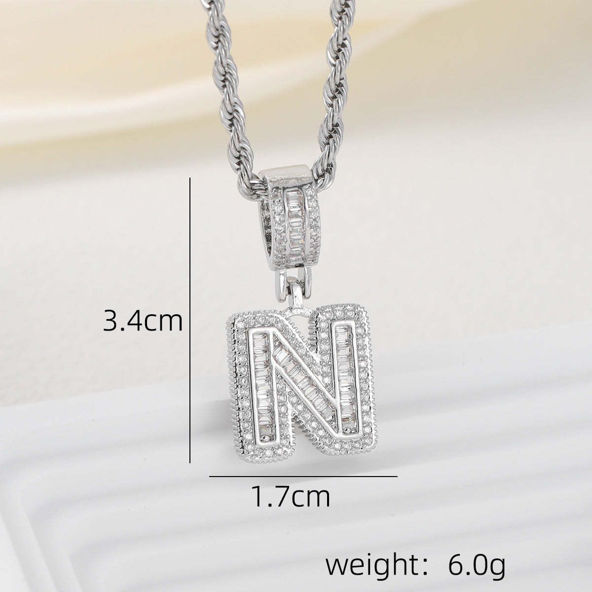 Alphabet Pendant Necklace