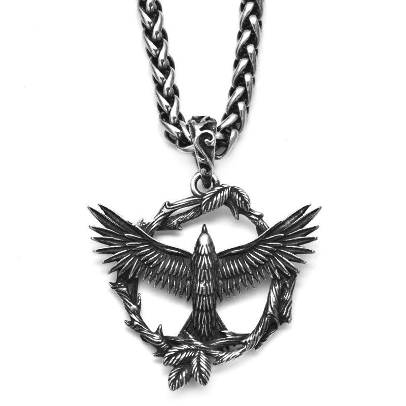 Eternal Vine·Flying Eagle Necklace