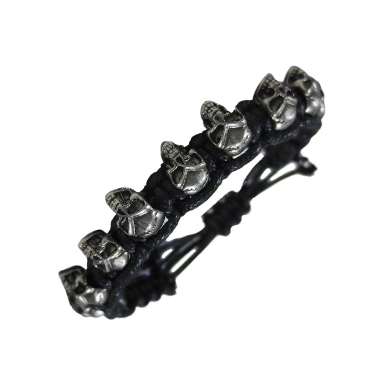 Vintage Skull Braided Chain