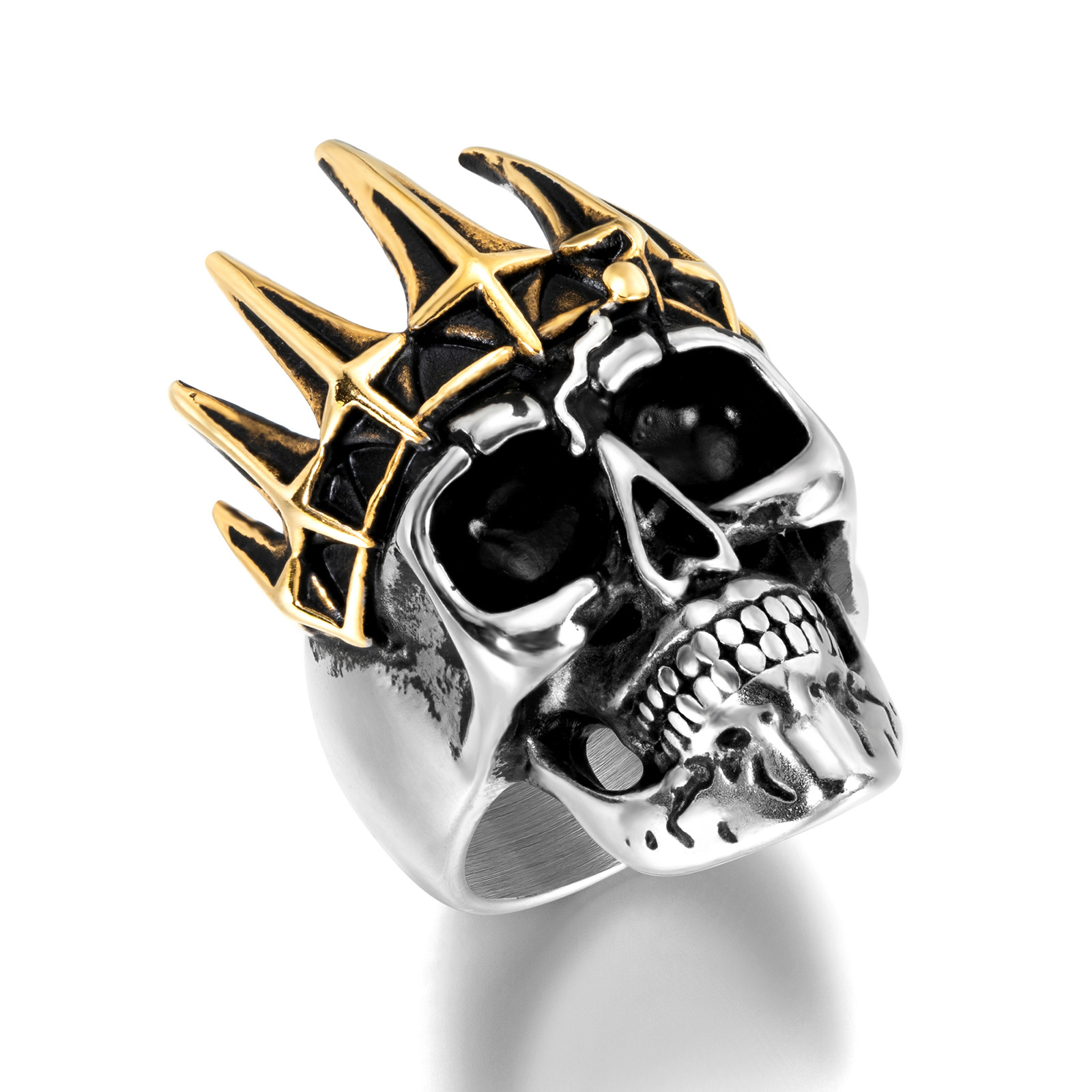 Western Cowboy Skull Ring