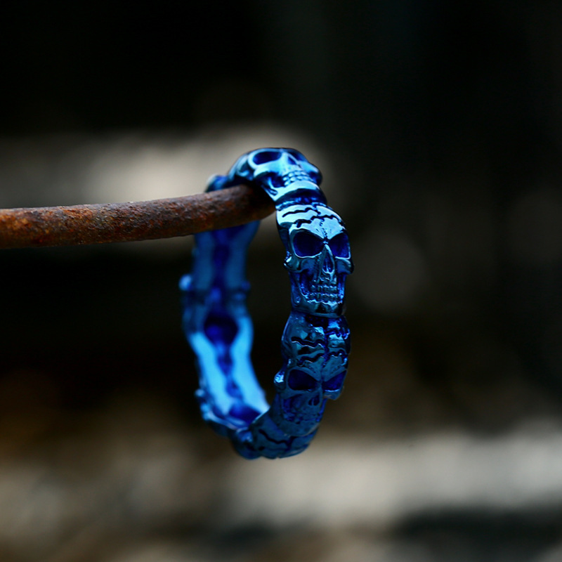 Narrow Skull Ring