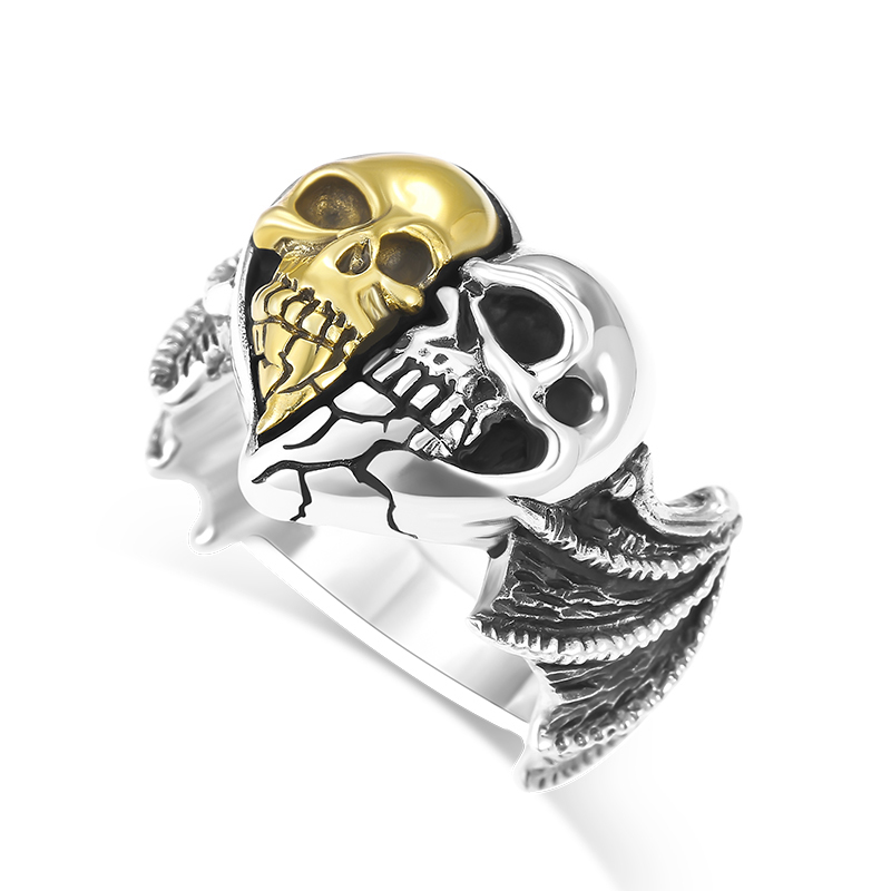 Yamagata Silver Bully Skull Ring