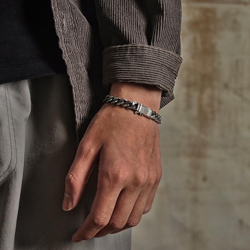 Vintage Cuban Bracelet - Viking Jewelry - Urcsilver