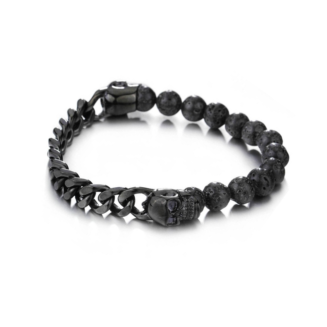 Sterling Silver Skull Bracelet