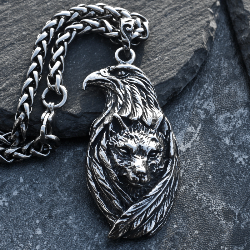 Silver Aegis · Eagle Wolf Badge