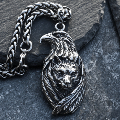 Silver Aegis · Eagle Wolf Badge
