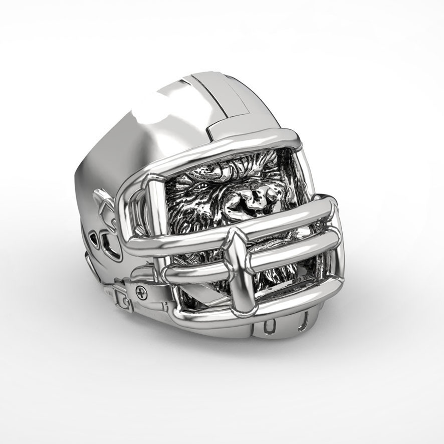 Gorilla Soccer Helmet Ring