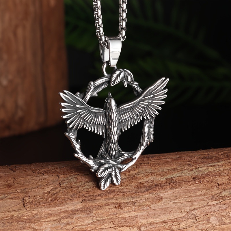 Eternal Vine·Flying Eagle Necklace
