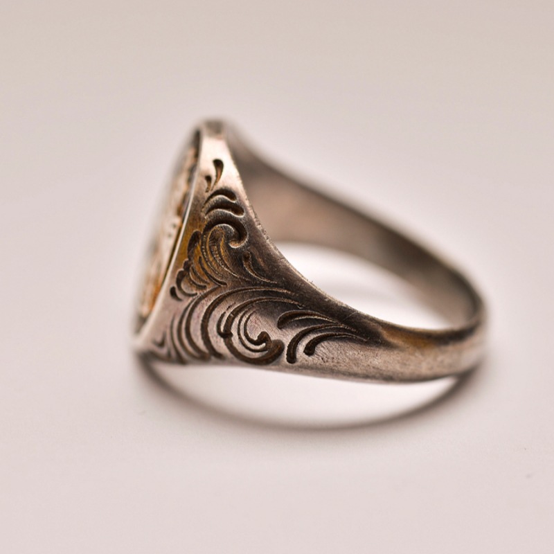 Golden Thunderbird Signet Ring