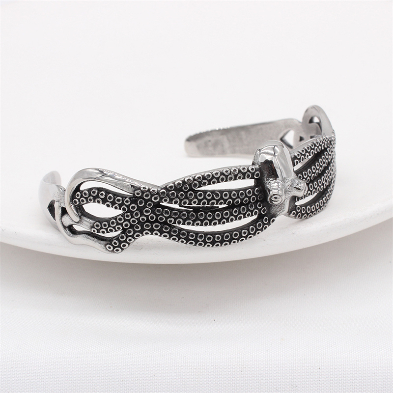 Dark Kraken Octopus Vintage Cast Bracelet