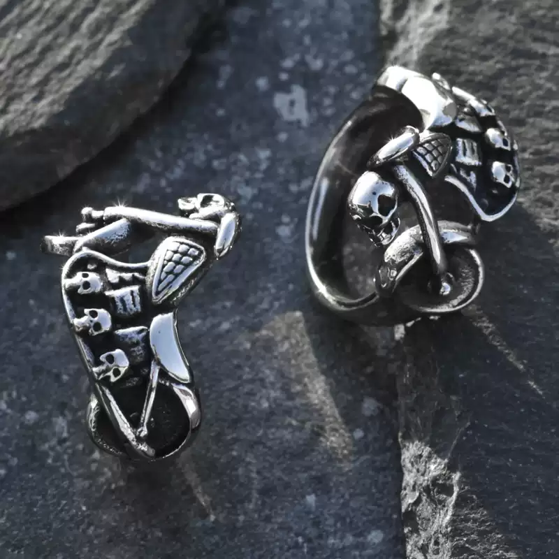 Skull Motorcycle Ring