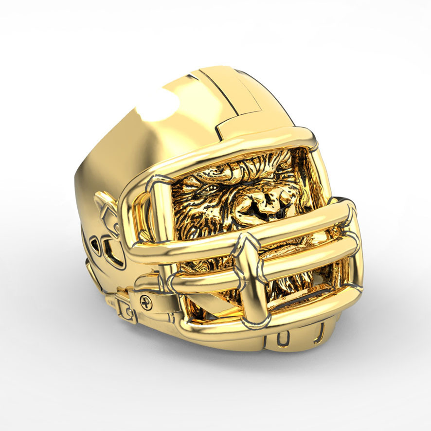 Gorilla Soccer Helmet Ring
