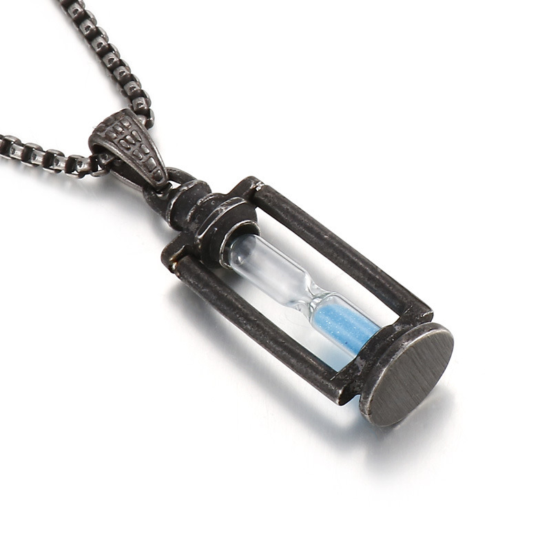 Vintage kerosene lamp hourglass pendant