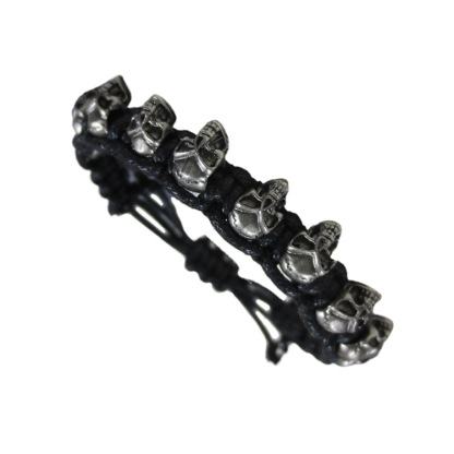 Vintage Skull Braided Chain