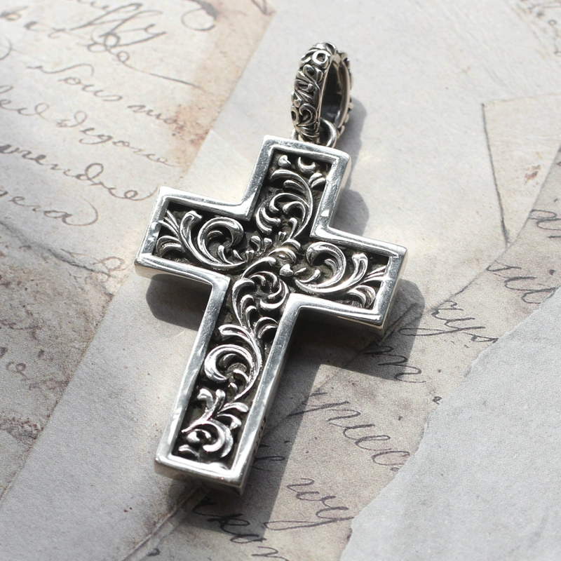 Skull Tombstone Cross Necklace