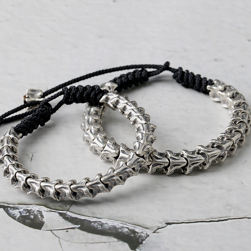 Retro Punk Spine Snake Bracelet