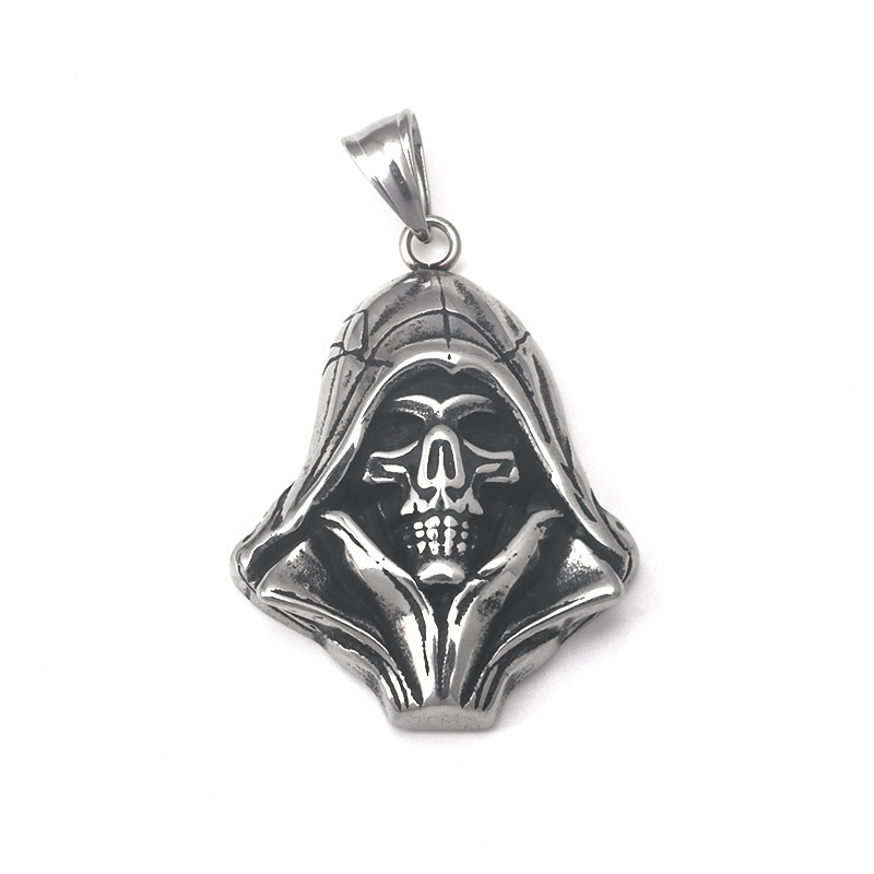 Undead Skull Pendant Necklace